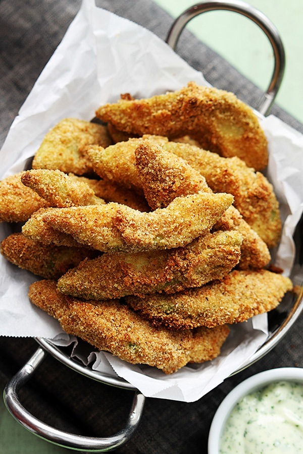 baked avocado fries