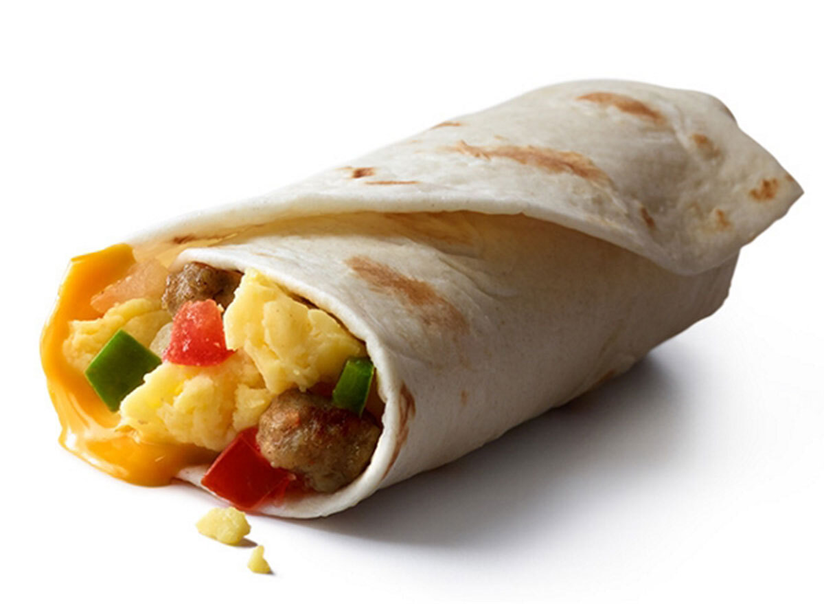 mcdonalds sausage burrito