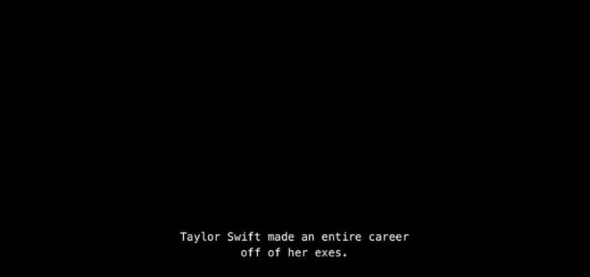 Joke about Taylor Swift on Netflix on Degrassi