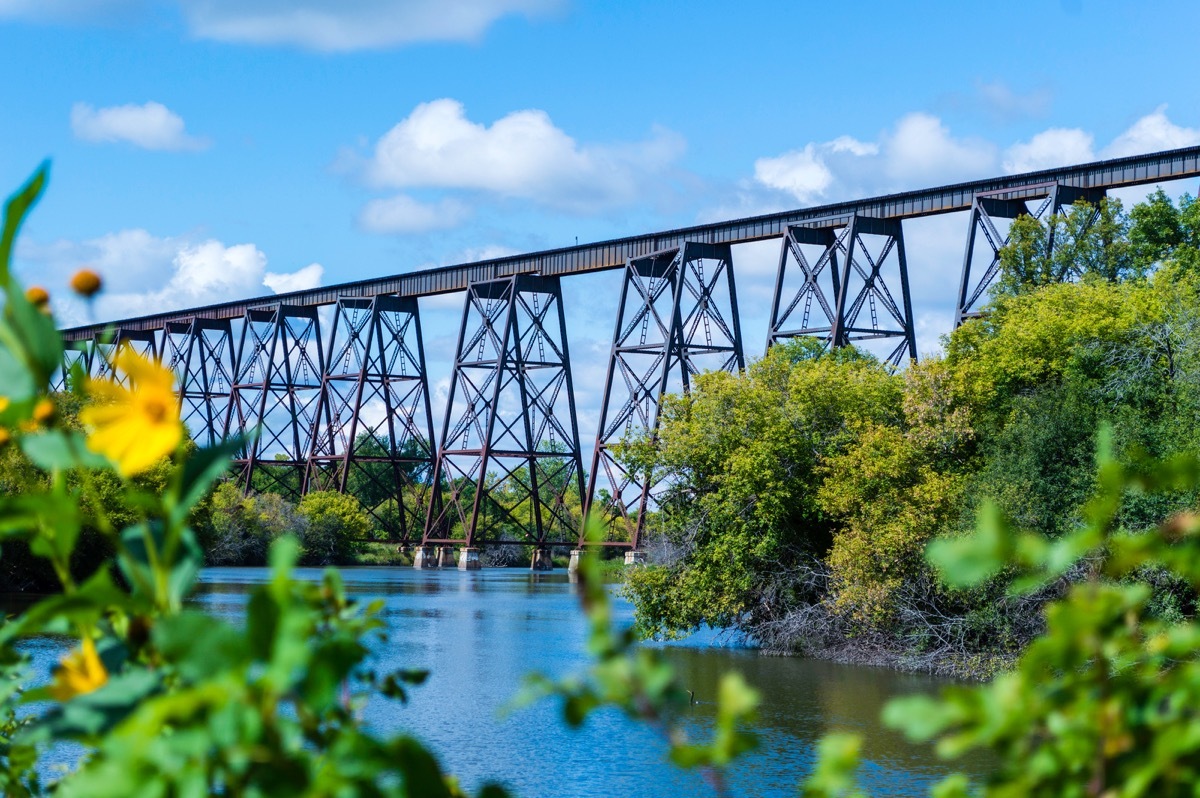 north dakota, bridge, water