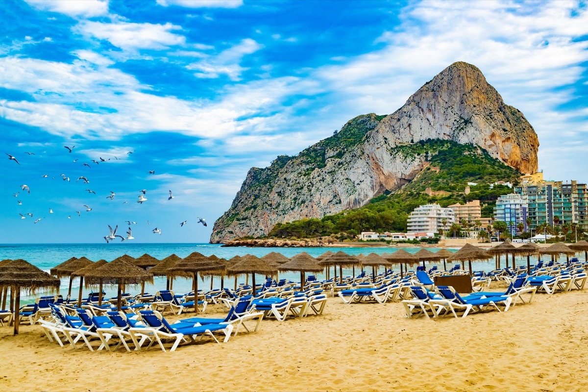 Beach in Alicante Spain