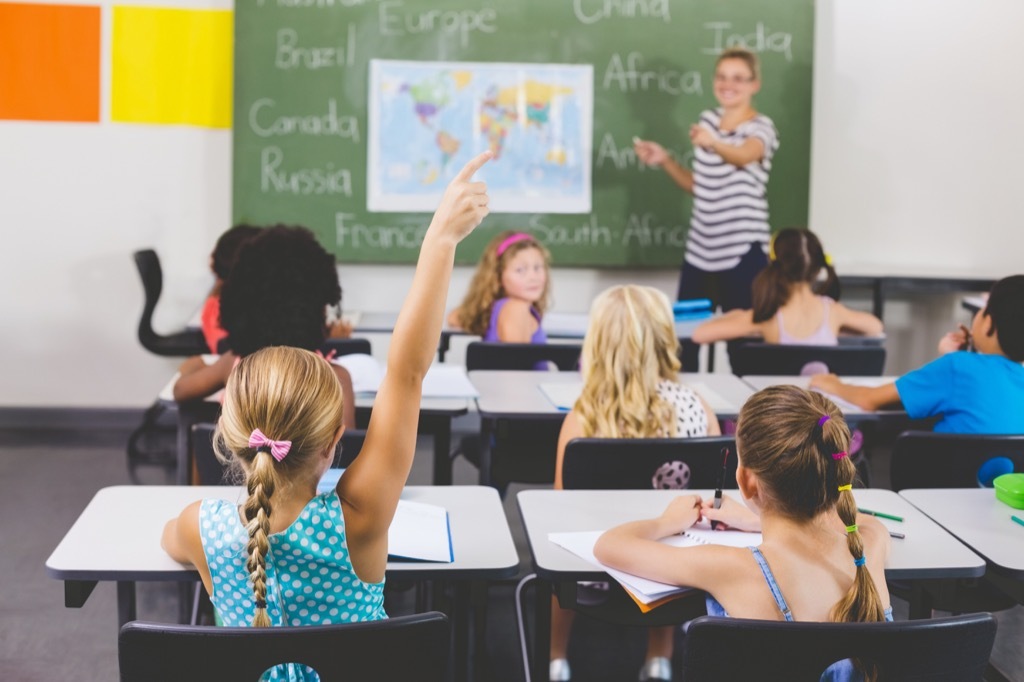 Daughter in Classroom