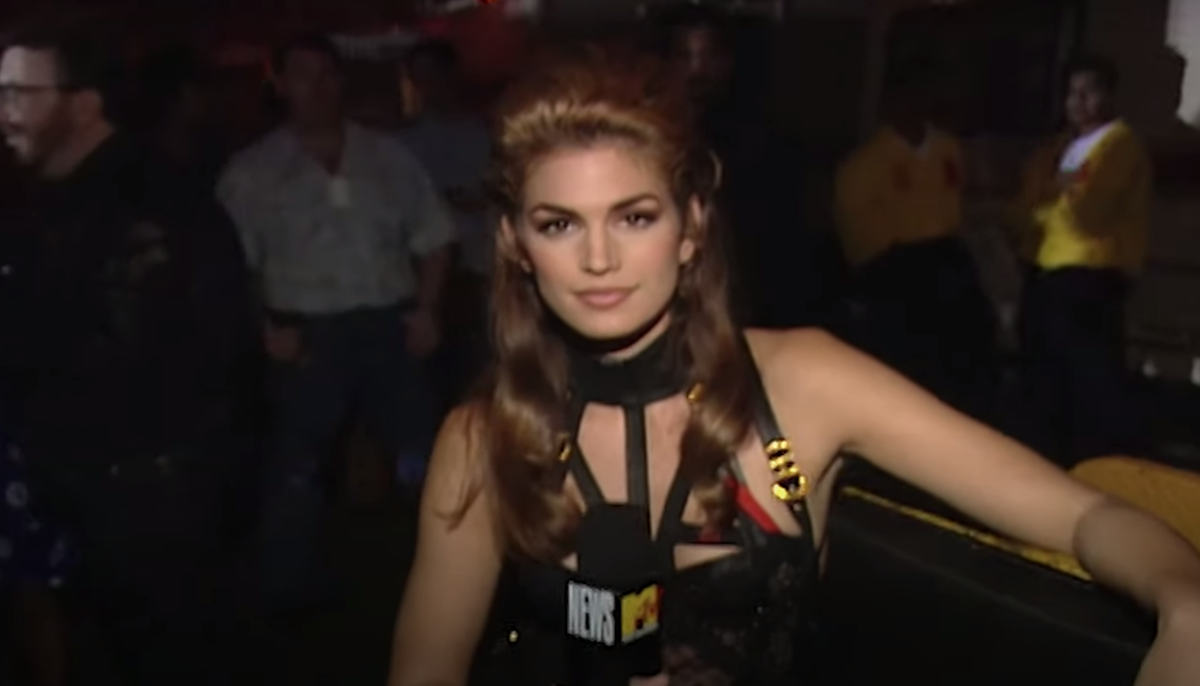 Cindy Crawford hosting 