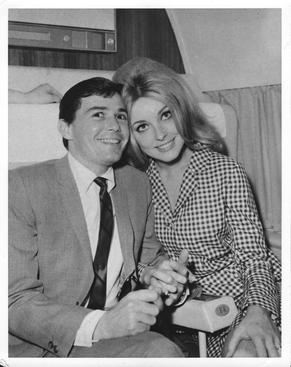 Jay Sebring and Sharon Tate in 1966