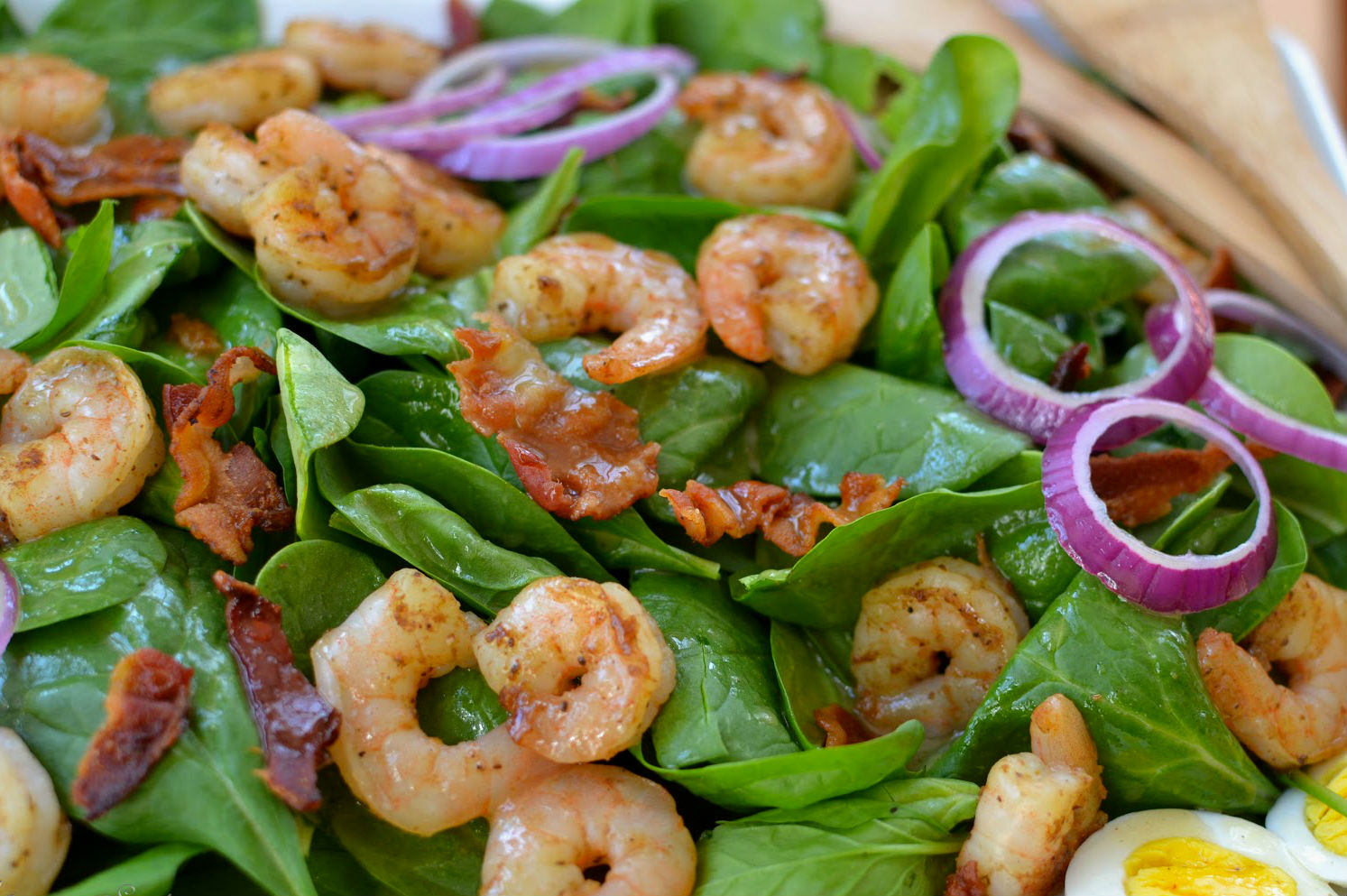 Number 7- Shrimp and Spinach Salad