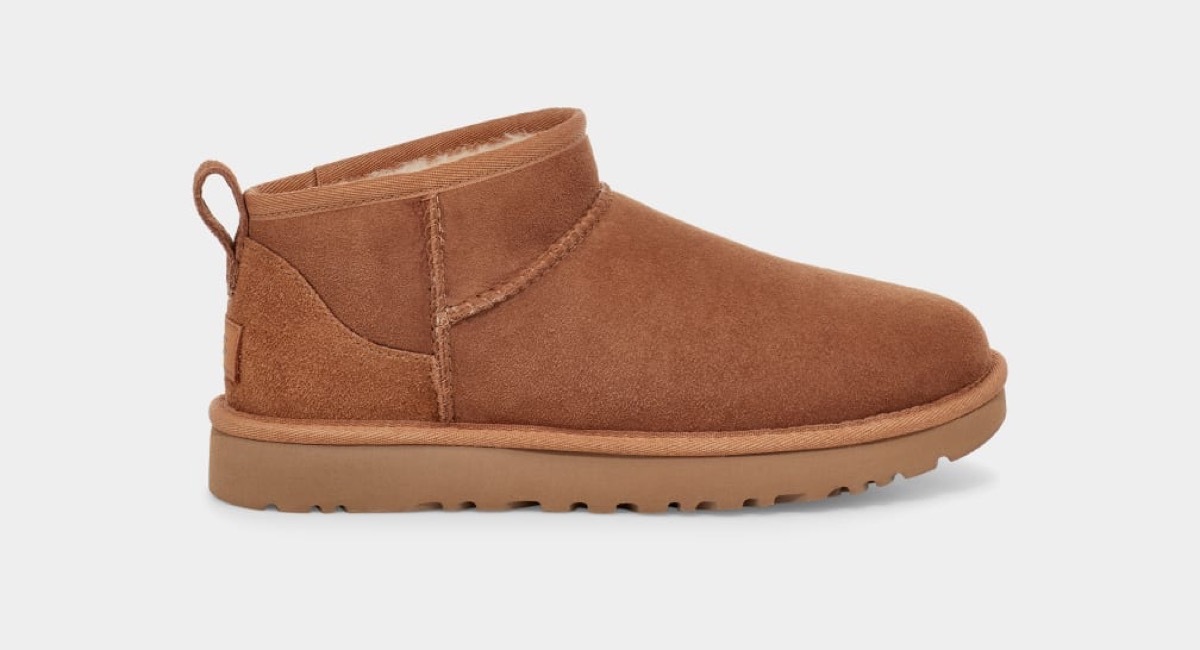 An Ugg Classic Ultra Mini boot