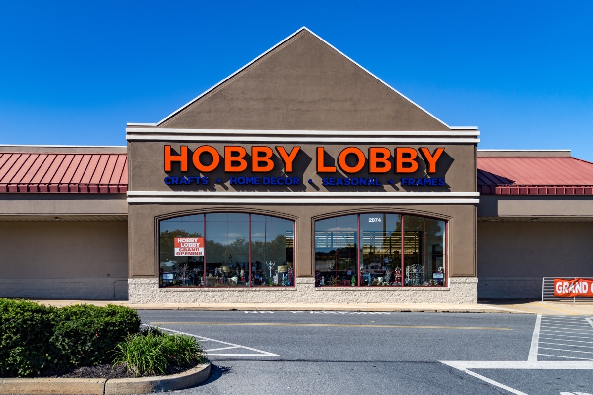 hobby lobby store