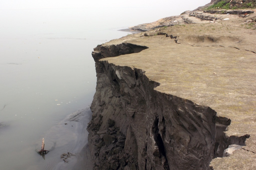 cliff erosion