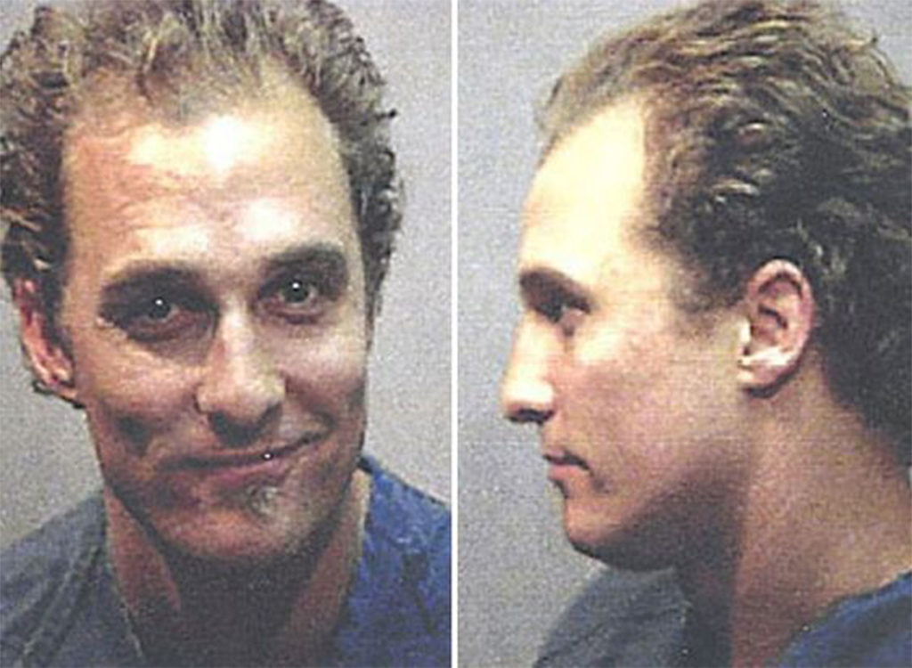 Matthew McConaughey Matthew McConaughey funny celebrity mugshots