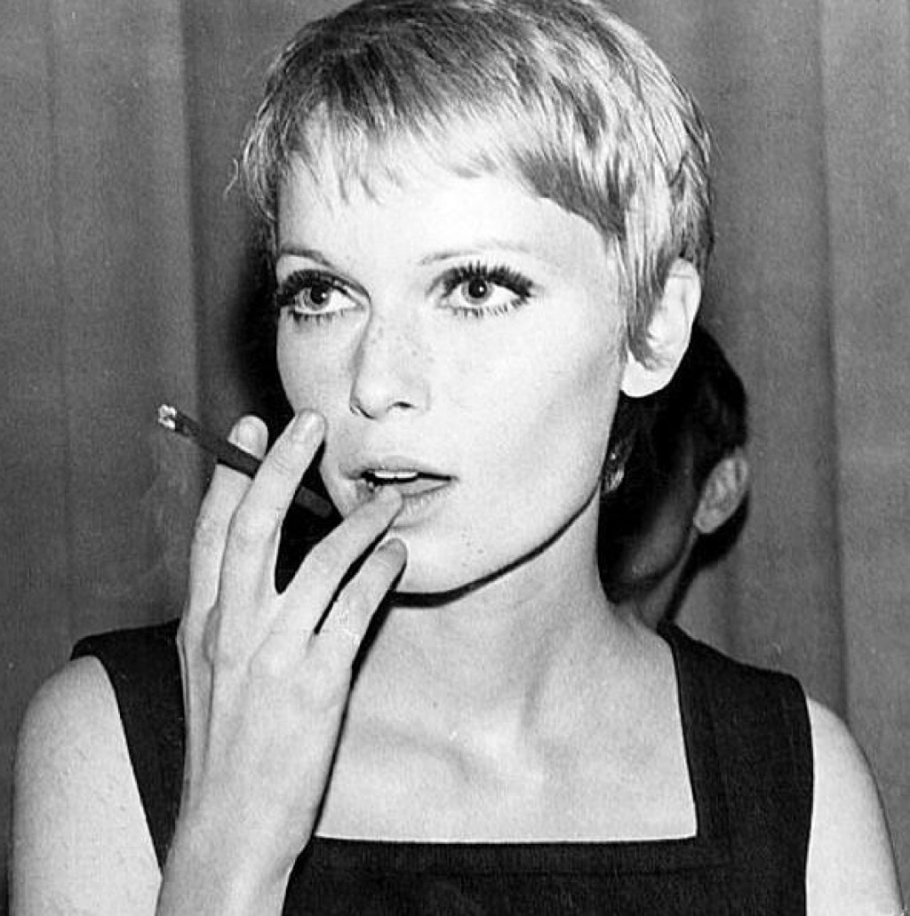 Mia Farrow's iconic haircut