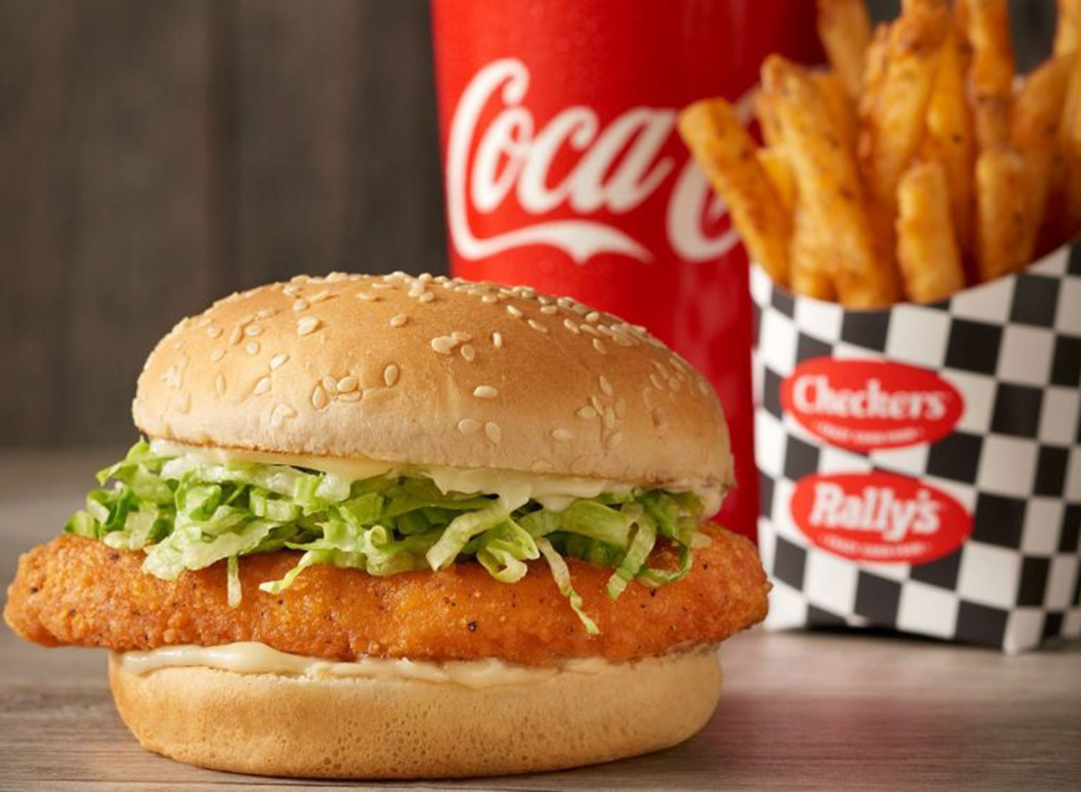 checkers spicy chicken sandwich