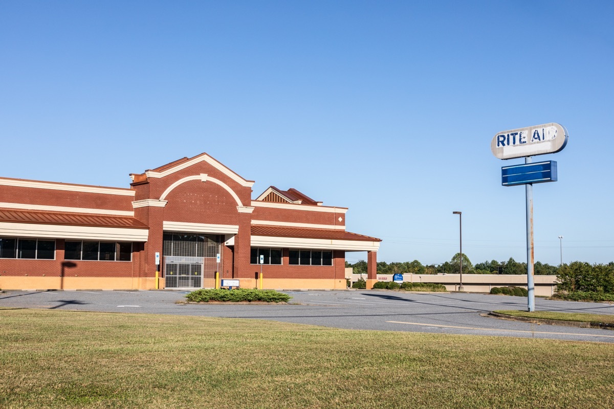 Closed Rite Aid Pharmacy