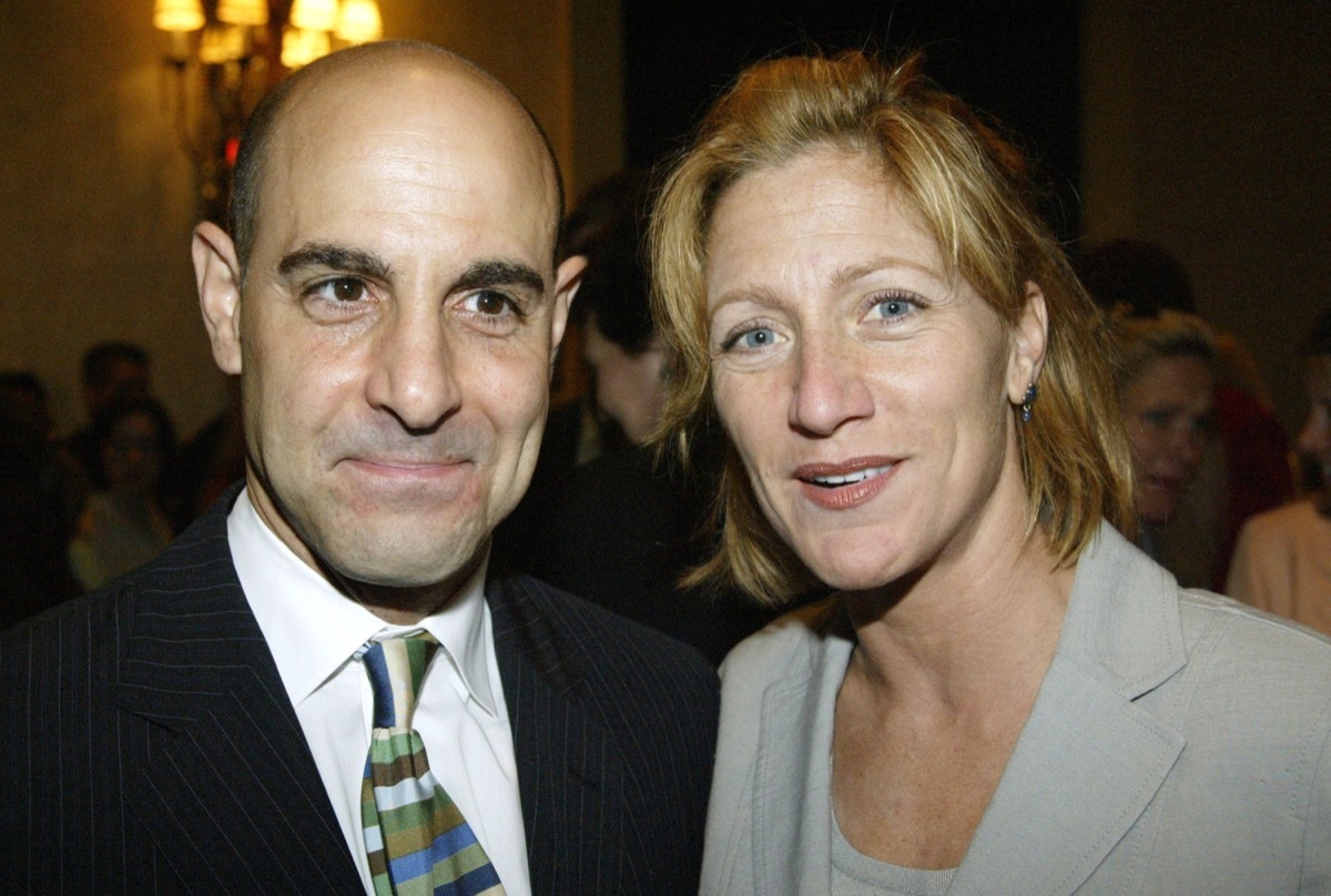 Stanley Tucci and Edie Falco in 2003