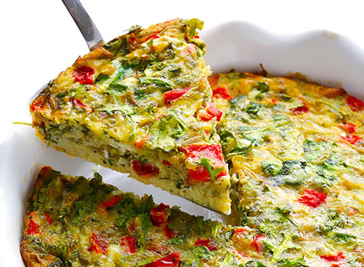 pesto quiche