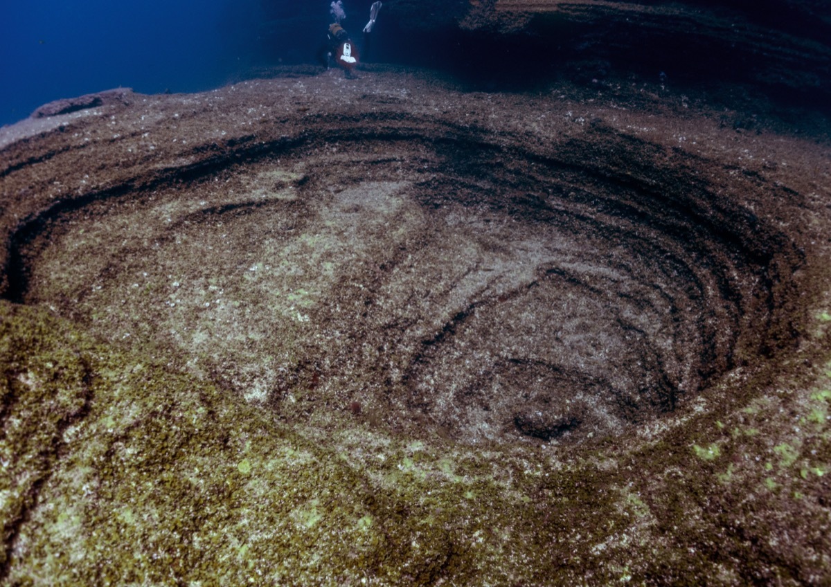 Underwater volcano