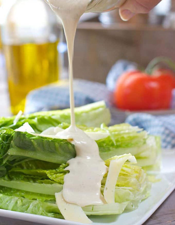 Skinny caesar dressing recipe