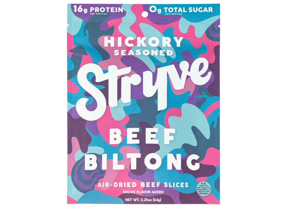 Stryve hickory smoked biltong