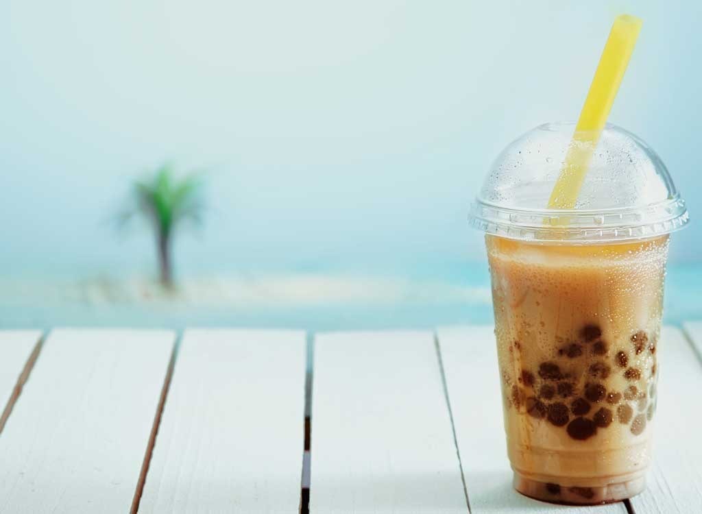 Bubble tea caramel