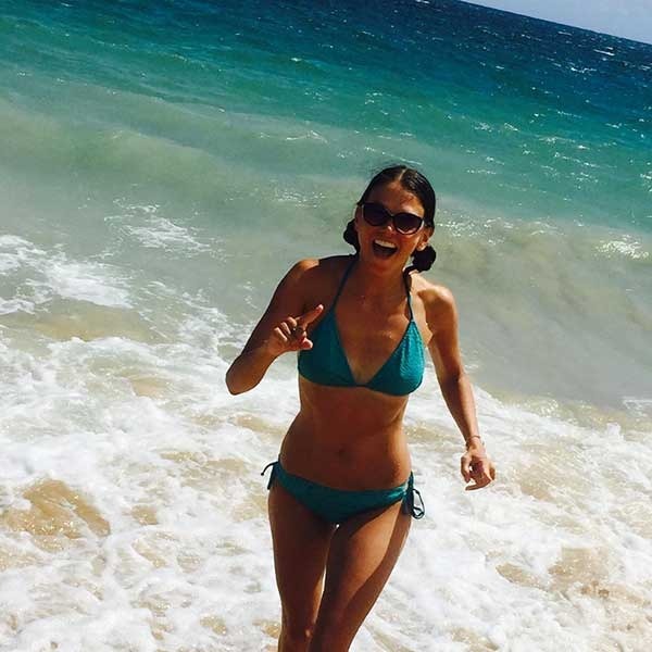 Sutton Foster in a bikini