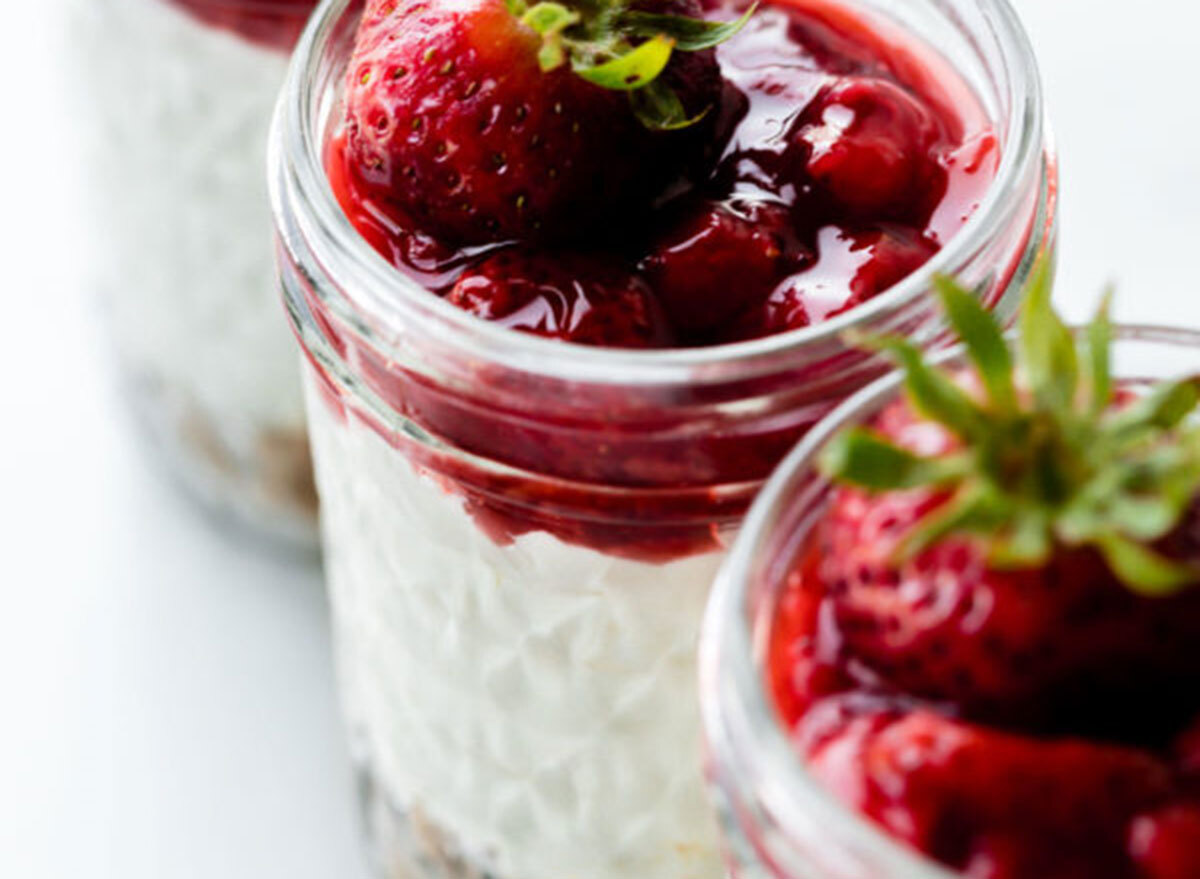 no bake cheesecake jars