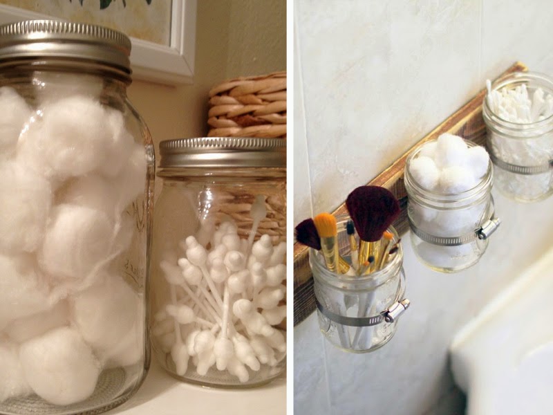 6. Mason jars for small things