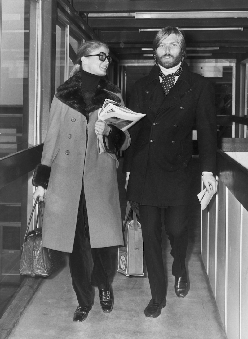 Candice Bergen and Terry Melcher photographed in 1968