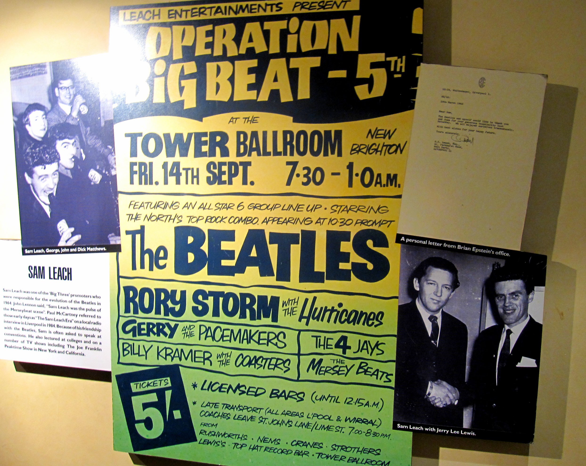 concert posters of the beatles