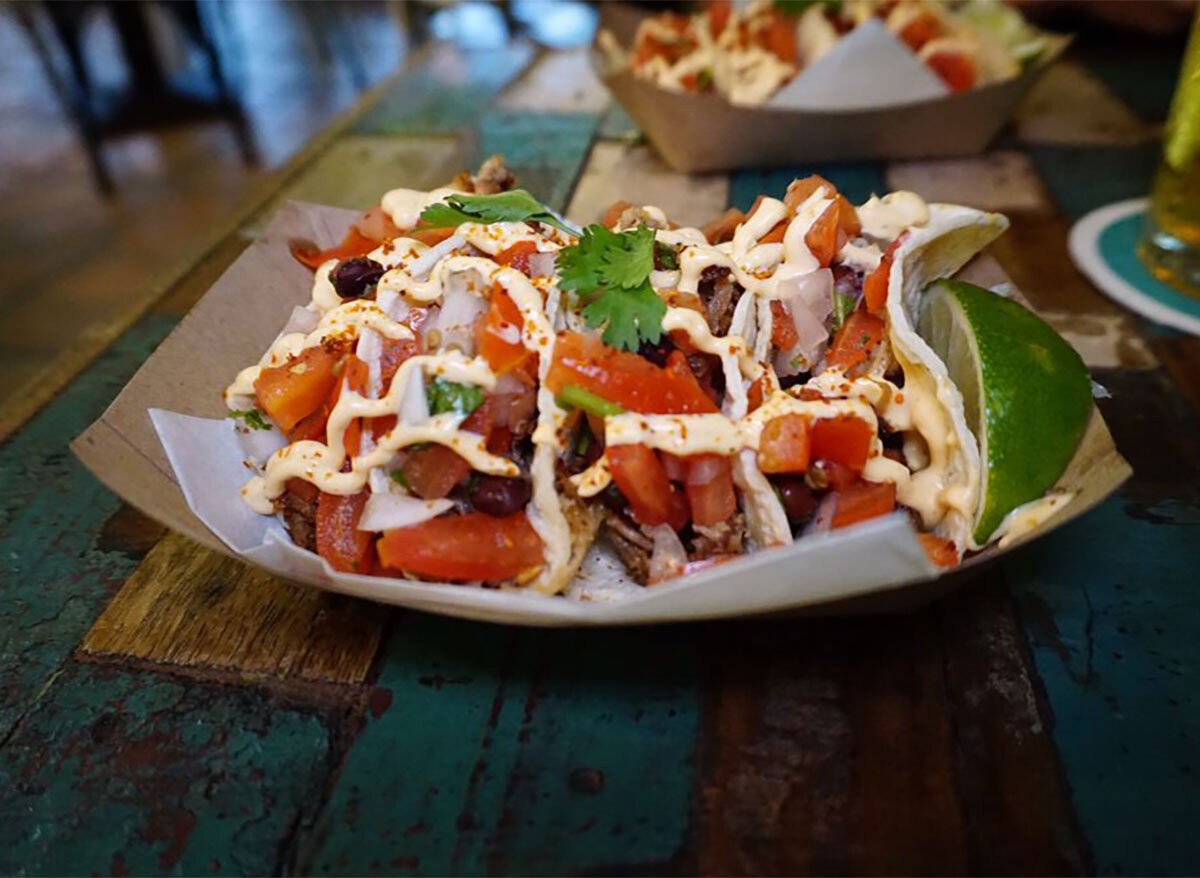 lechon pork tacos