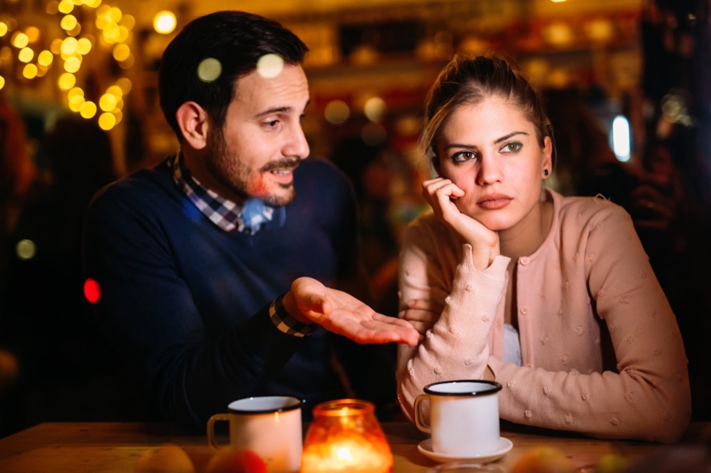 Couple is having relationship problems at dinner happier life in 2019