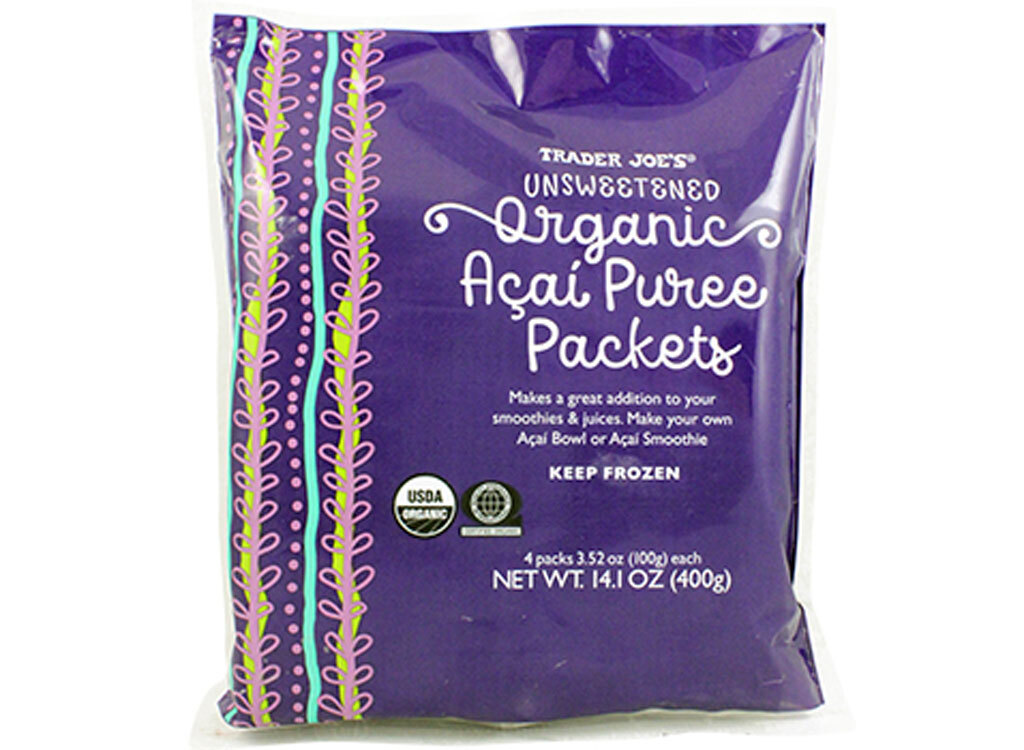 trader joes organic acai packets