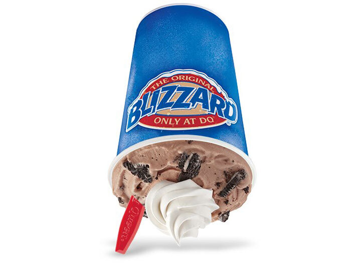 DQ oreo blizzard