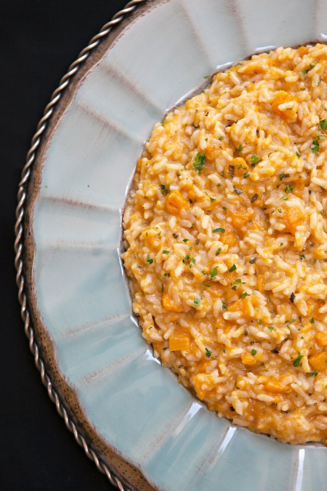 risotto with butternut squash and sage