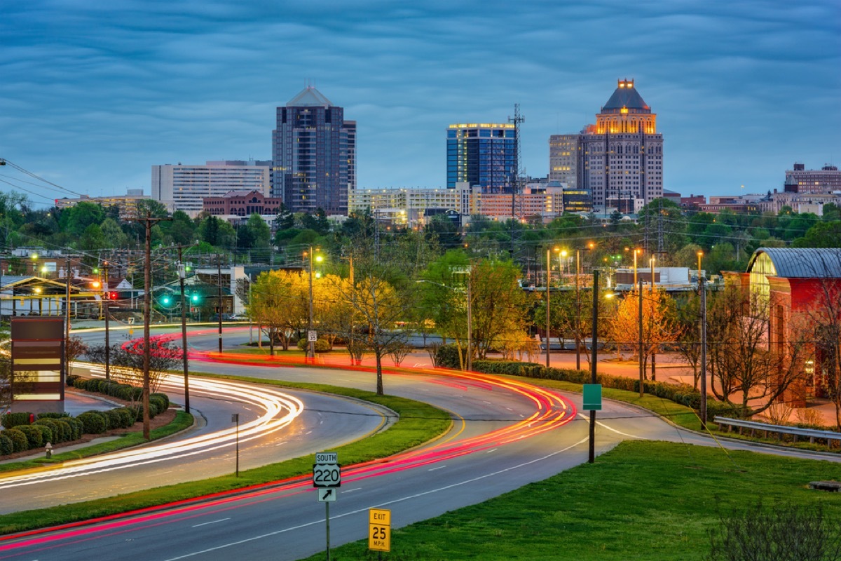 greensboro north carolina skyline