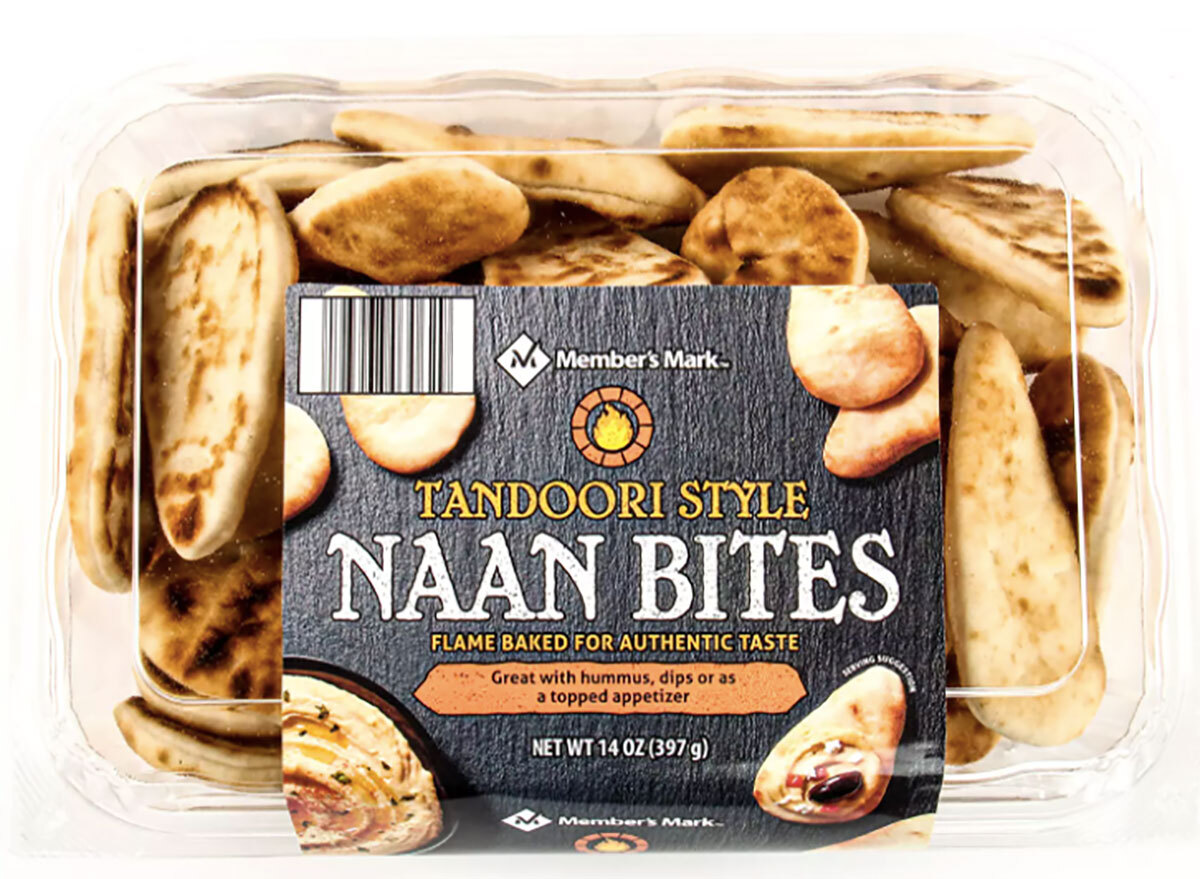 box of tandoori naan bites from sams club