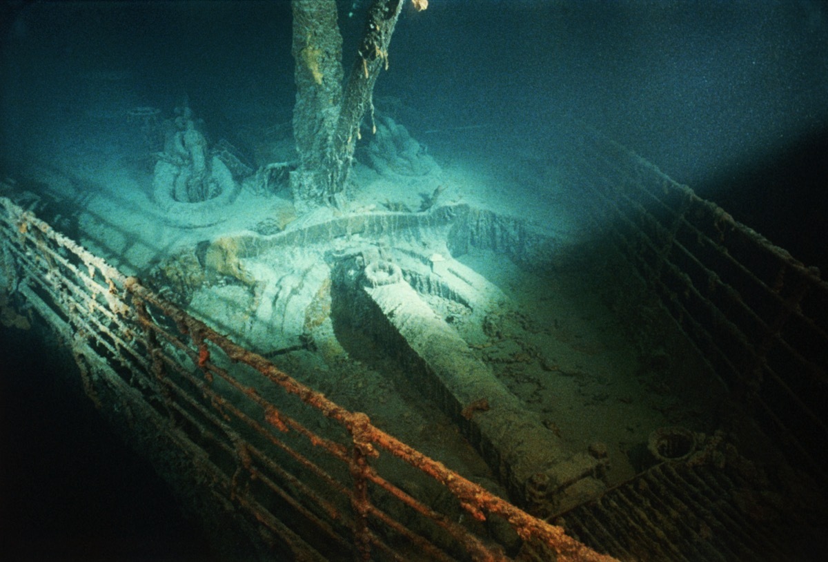 Titanic wreckage