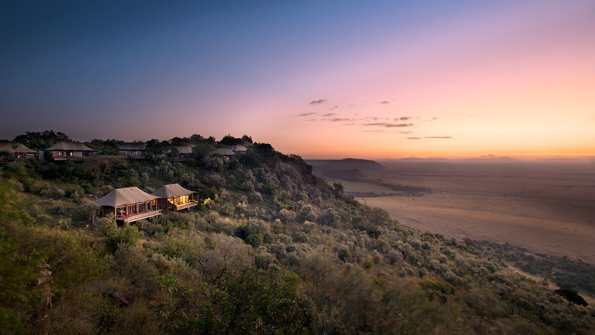 overview of angama mara resort