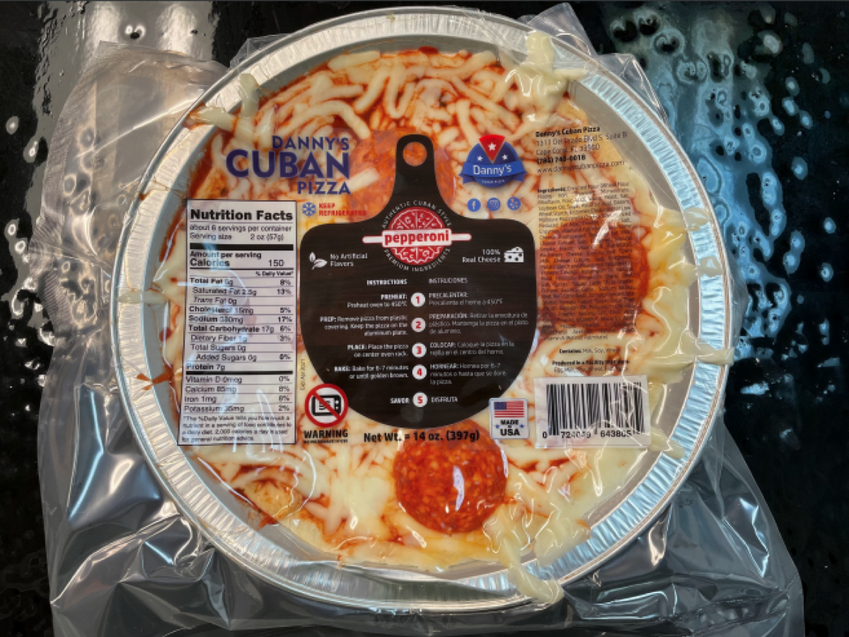 recalled danny's cuban pizza