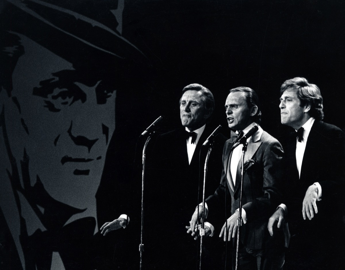 Kirk Douglas, George Segal and Frank Gorshin during American Film Institute Tribute