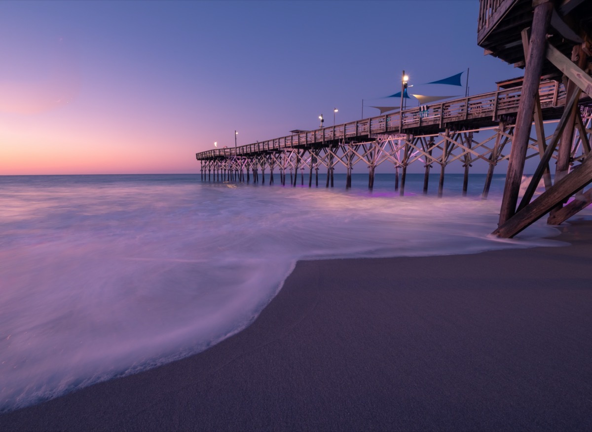 Early morning at South Carolina beach.