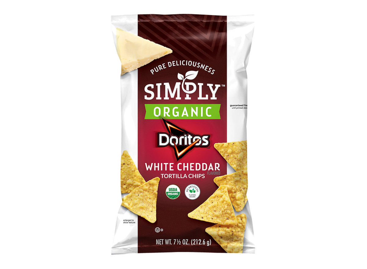 doritos simply organic white cheddar