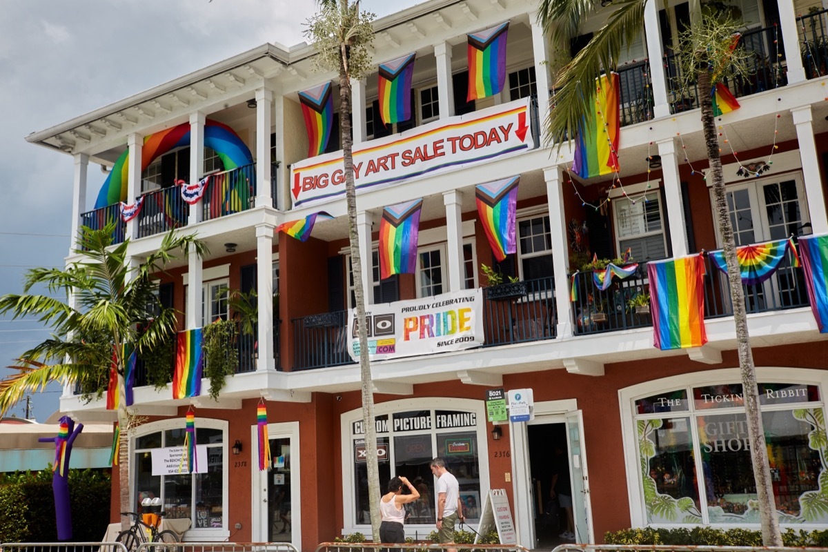 wilton manors florida during pride parade