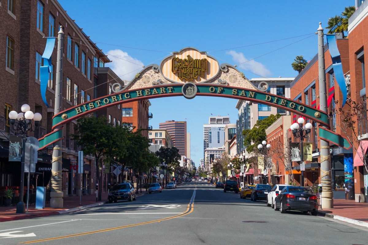 cityscape photo of downtown San Diego, California