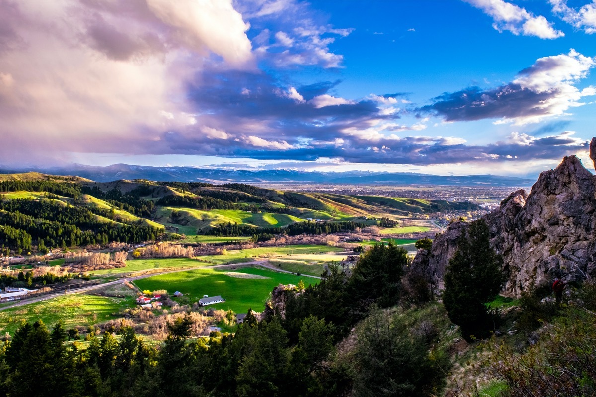 Sunset in Montana