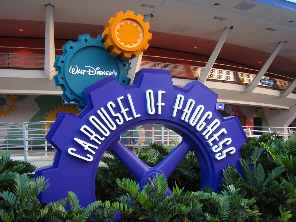 disney carousel of progress, disney world ride