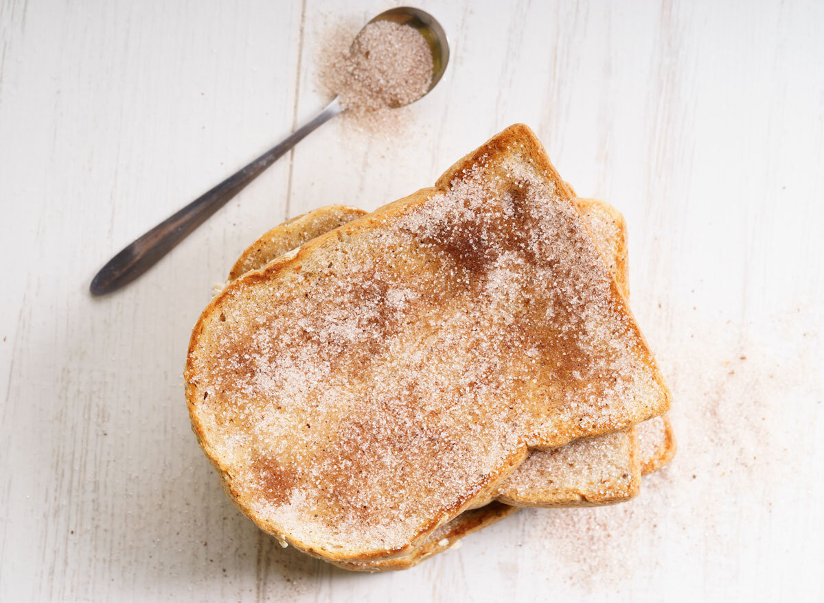 Cinnamon sugar toast