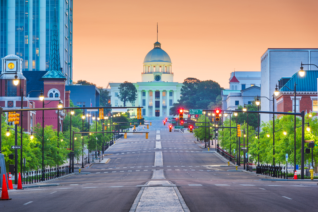 The Alabama State Capital in Montgomery