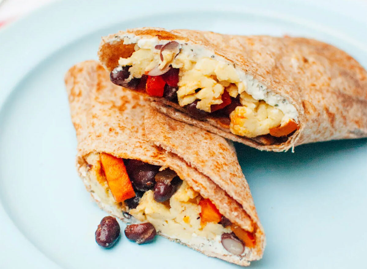 freezer breakfast burrito