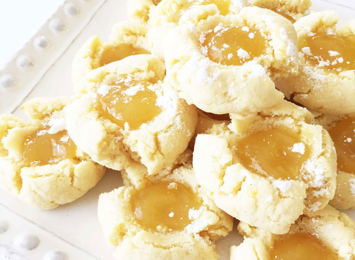 lemon thumbprint cookies