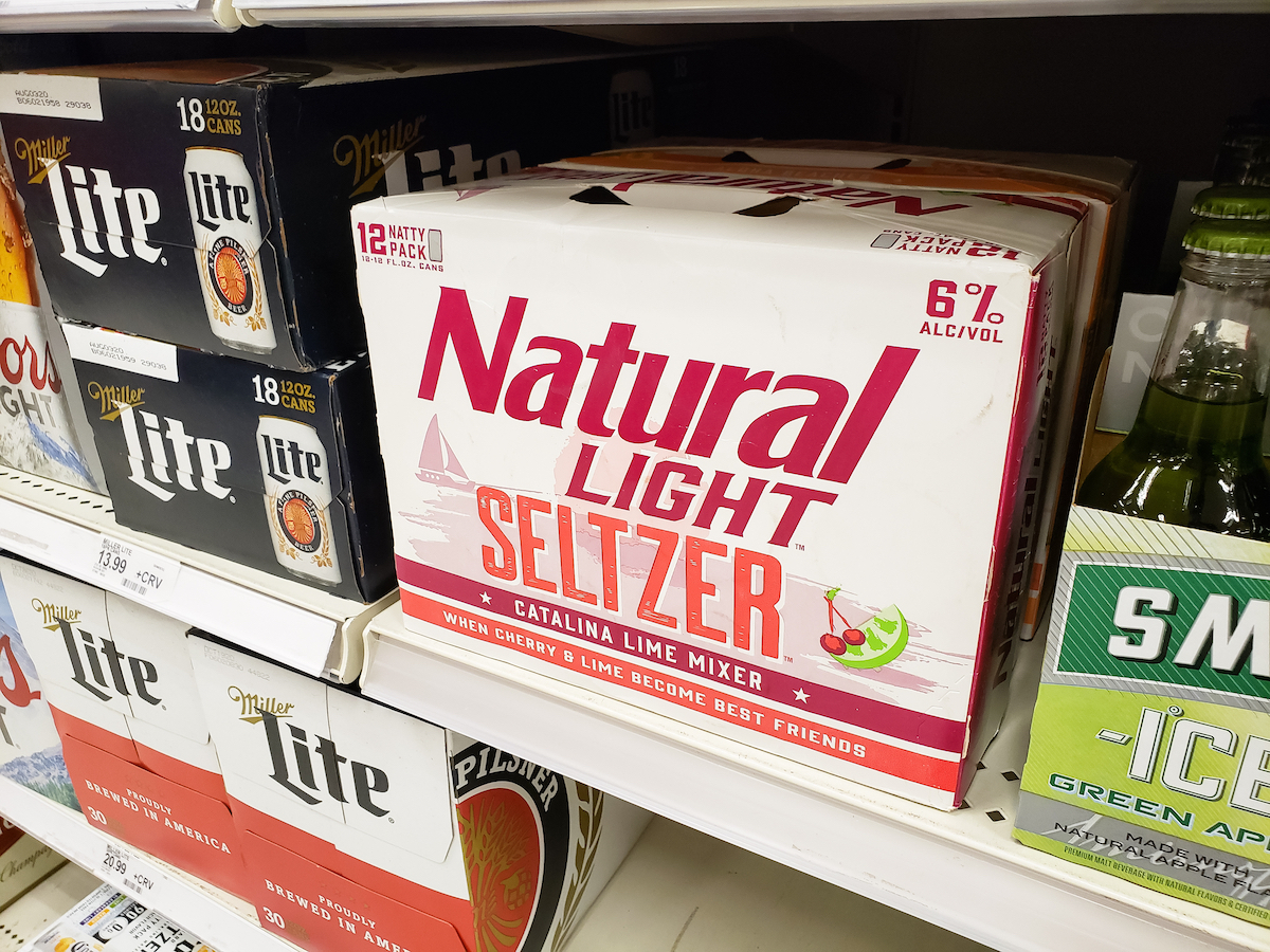 Natural Light hard seltzer