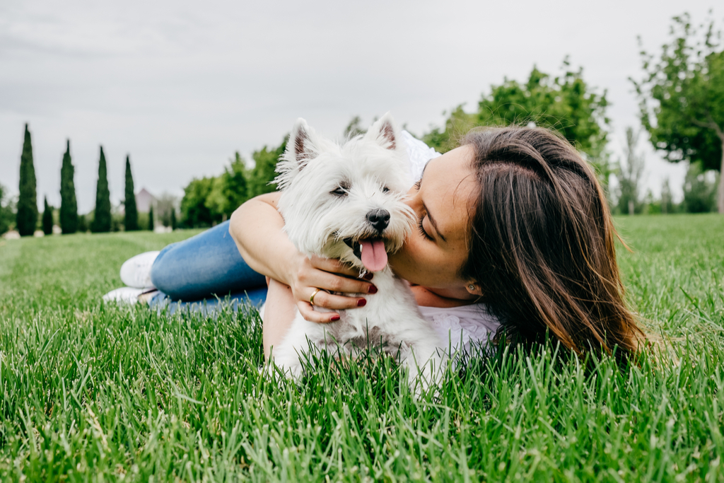 Woman with Dog